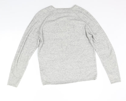 Cedar Wood State Mens Grey   Pullover Jumper Size S