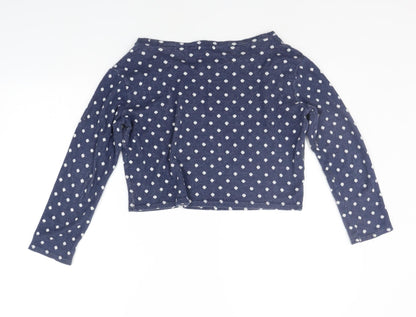 Womens UK Size XS Cooperative Blue Pullover Jumper