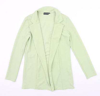 Womens UK Size 10 PRETTYLITTLETHING Green Cardigan Jumper