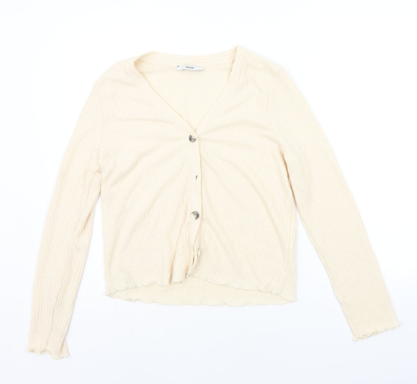 George Womens Beige   Cardigan Jumper Size M