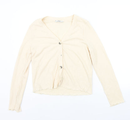 George Womens Beige   Cardigan Jumper Size M