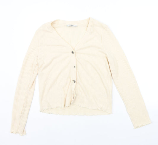 George Womens Beige   Cardigan Jumper Size M
