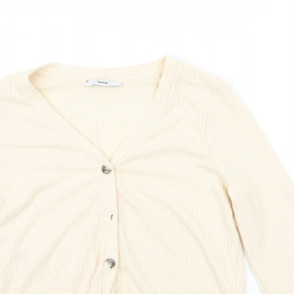 George Womens Beige   Cardigan Jumper Size M