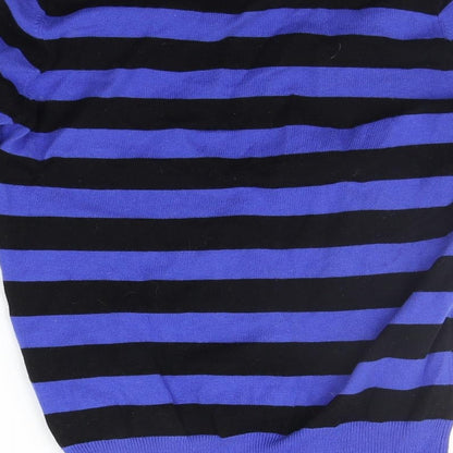 Atmopshere Womens Blue Striped  Pullover Jumper Size 8
