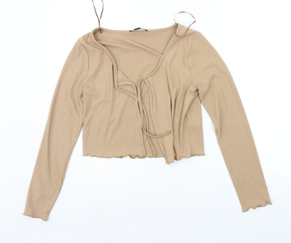 Primark Womens Beige   Cardigan Jumper Size S