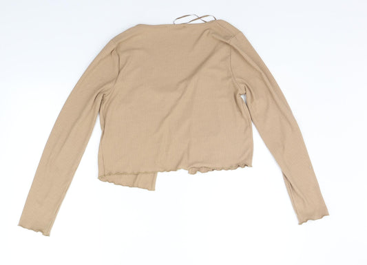 Primark Womens Beige   Cardigan Jumper Size S