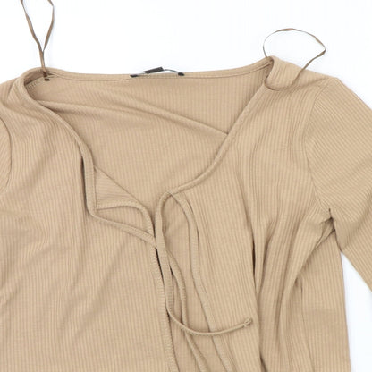 Primark Womens Beige   Cardigan Jumper Size S