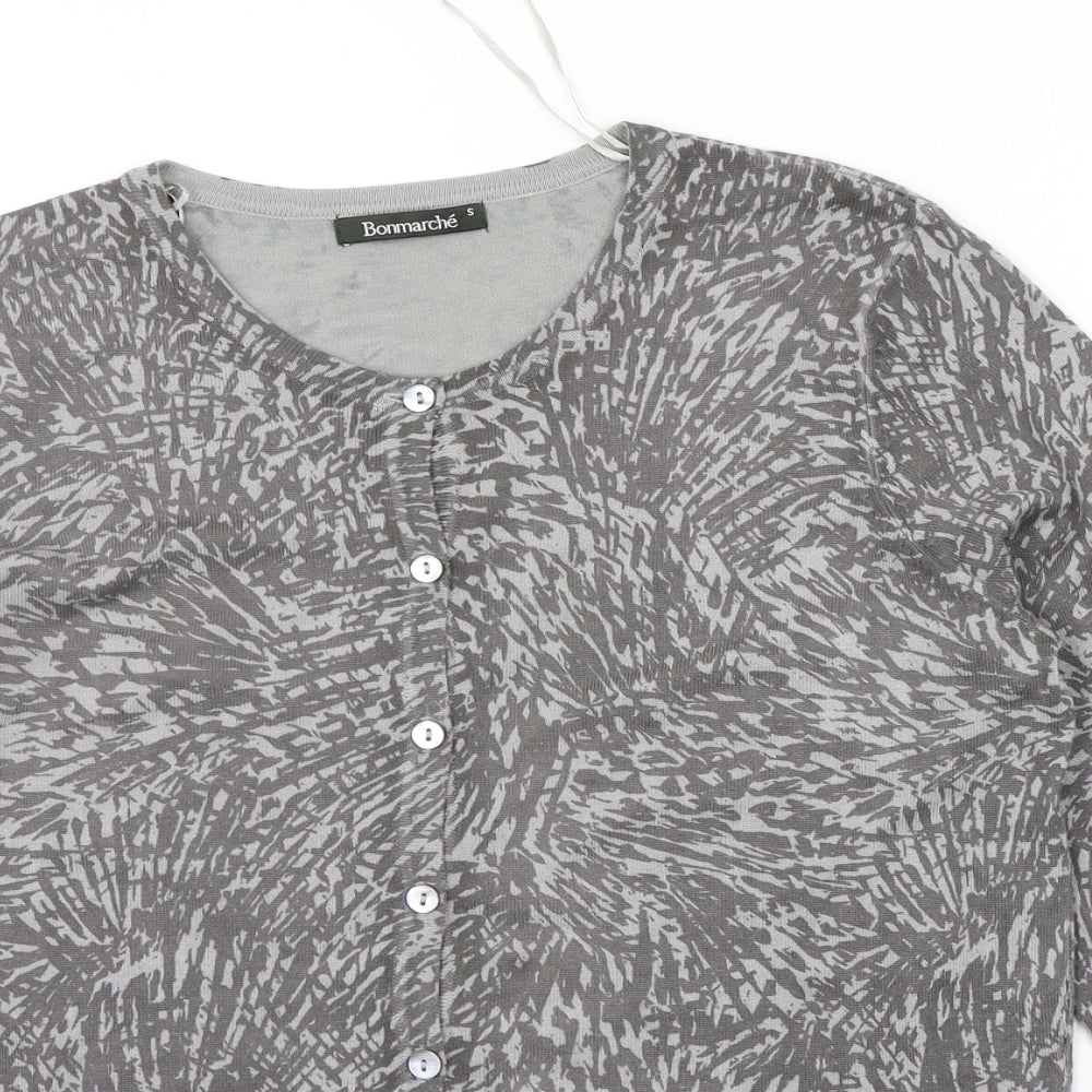 Womens UK Size S BONMARCHE Grey Pullover Jumper