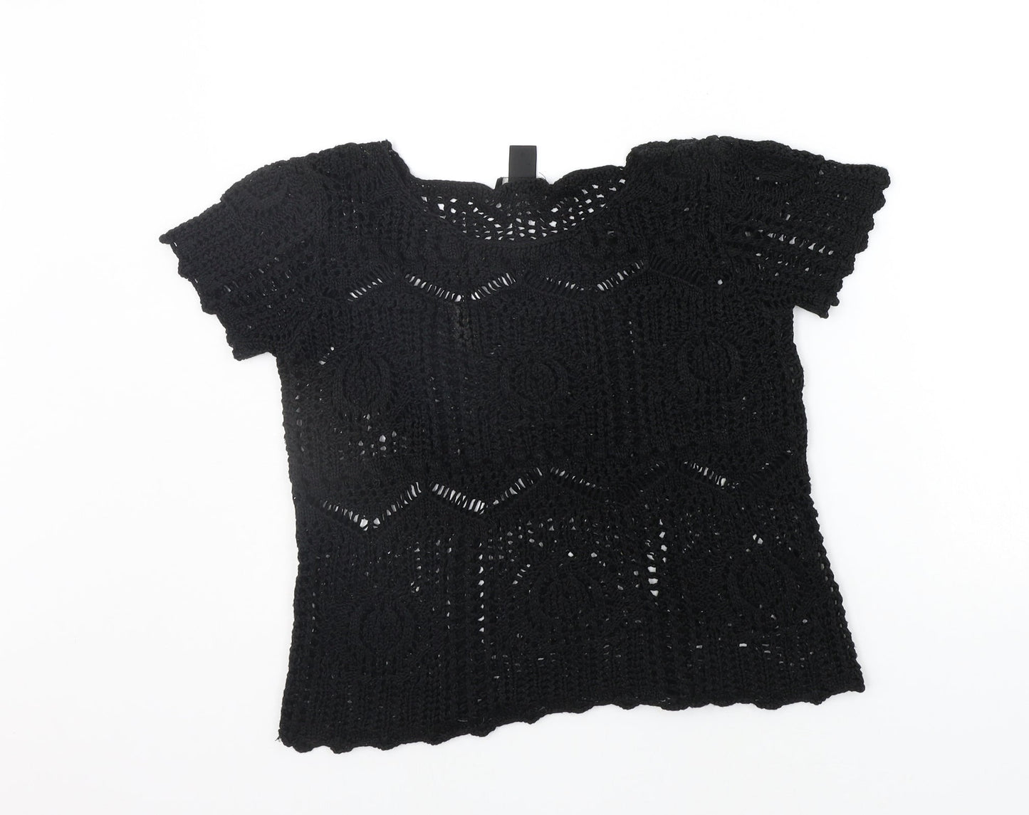 Womens UK Size S H&M Black Pullover Jumper
