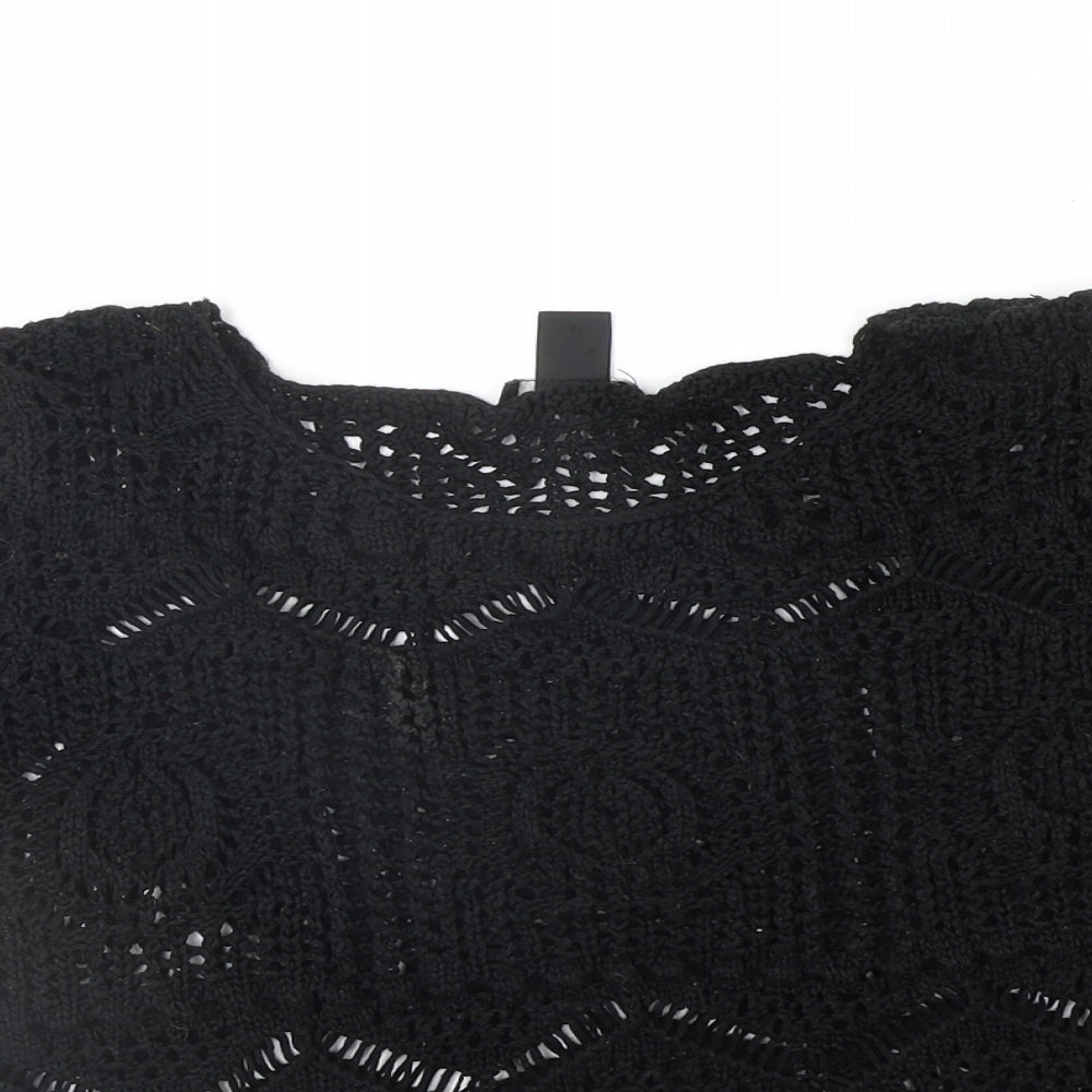 Womens UK Size S H&M Black Pullover Jumper