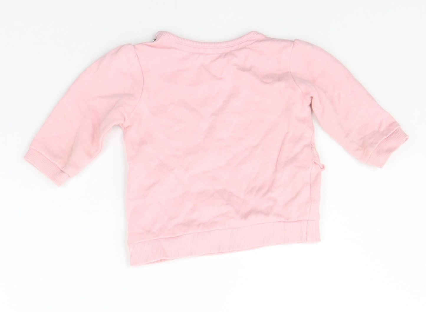 George Baby Pink   Henley Jumper Size 0-3 Months