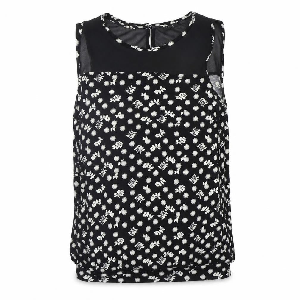 Womens UK Size 10 NEXT Black Basic T-Shirt
