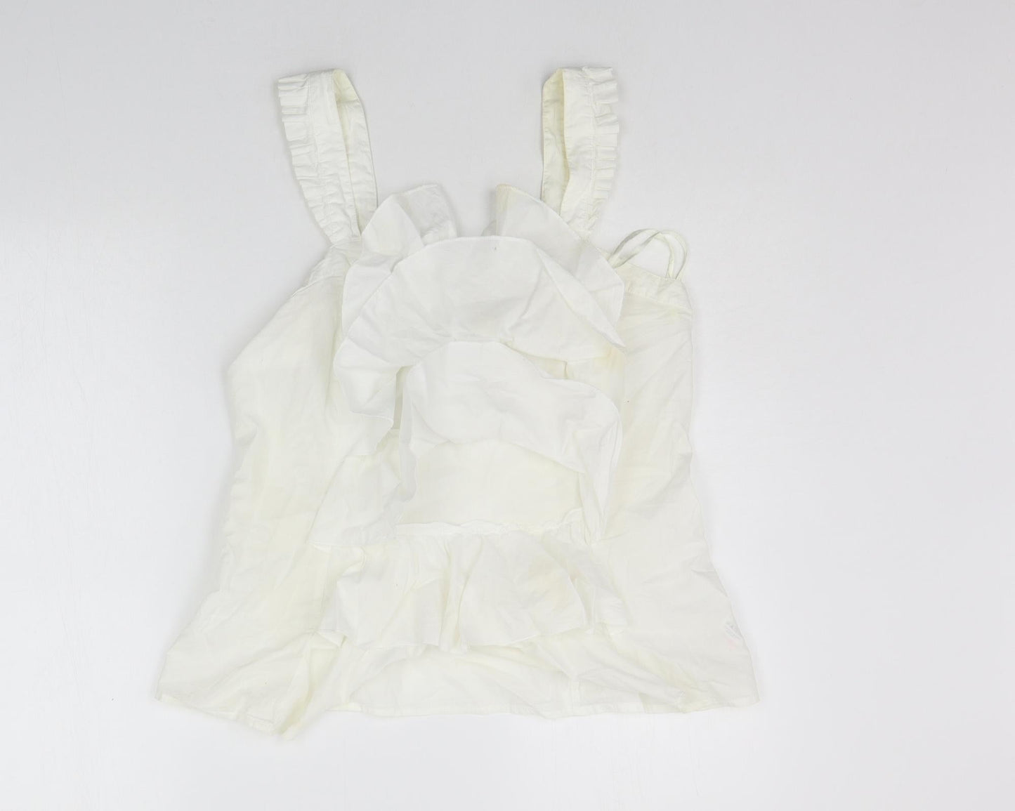 Womens UK Size 10 NEXT White Basic Blouse