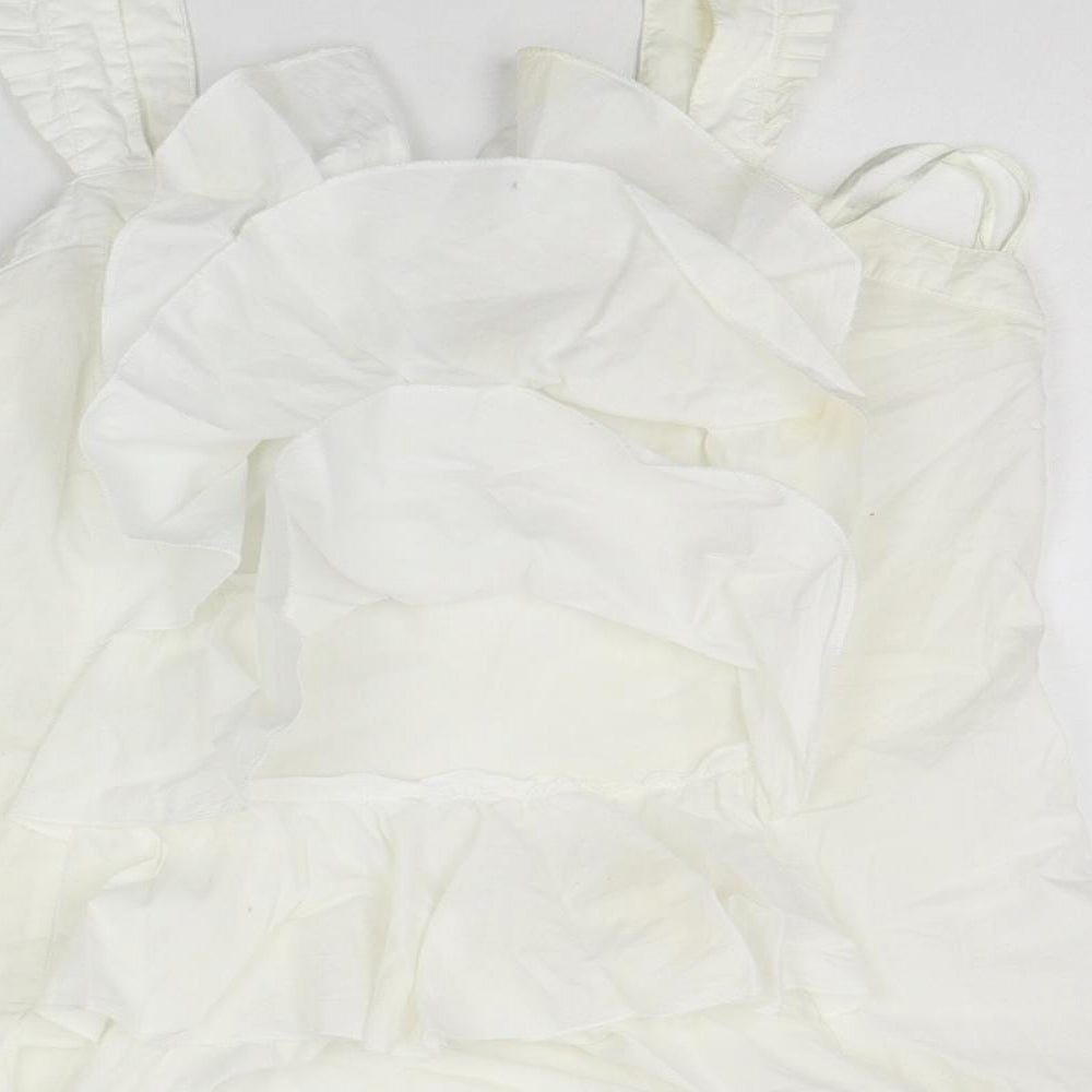 Womens UK Size 10 NEXT White Basic Blouse
