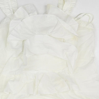 Womens UK Size 10 NEXT White Basic Blouse