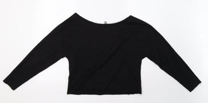 Womens UK Size 8 ASOS Black Pullover Sweatshirt