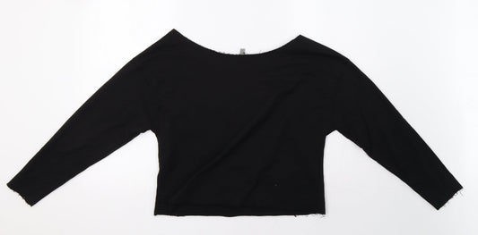 Womens UK Size 8 ASOS Black Pullover Sweatshirt