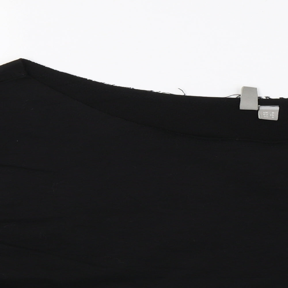 Womens UK Size 8 ASOS Black Pullover Sweatshirt
