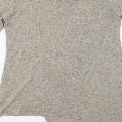 H&M Womens Beige   Pullover Sweatshirt Size S