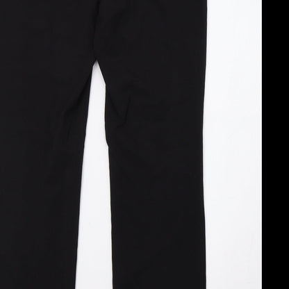 Womens UK Size 12 M&Co Regular Fit  Black Trousers