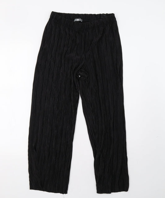 Womens UK Size 12 BHS Regular Fit  Black Trousers