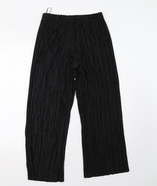 Womens UK Size 12 BHS Regular Fit  Black Trousers