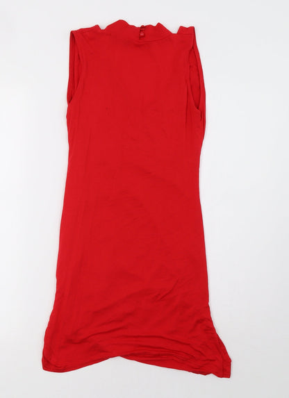 PRETTYLITTLETHING Womens Red   A-Line  Size 10