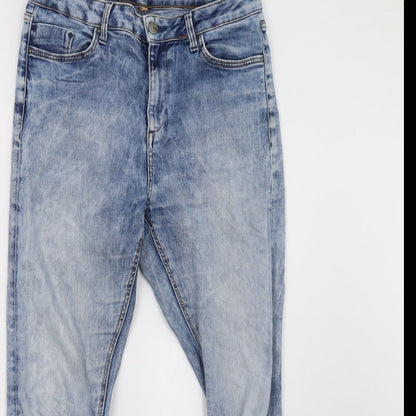 Topshop Womens Blue  Denim Skinny Jeans Size 32 L32 in
