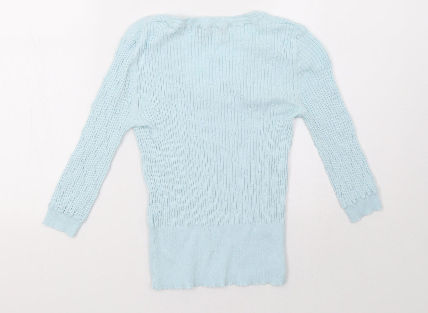 Womens UK Size 8 Marks and Spencer Blue Pullover Sweatshirt