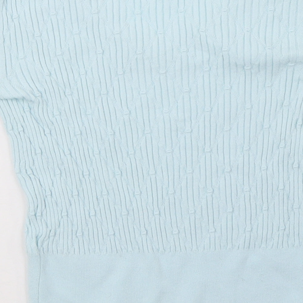 Womens UK Size 8 Marks and Spencer Blue Pullover Sweatshirt