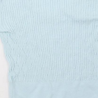 Womens UK Size 8 Marks and Spencer Blue Pullover Sweatshirt