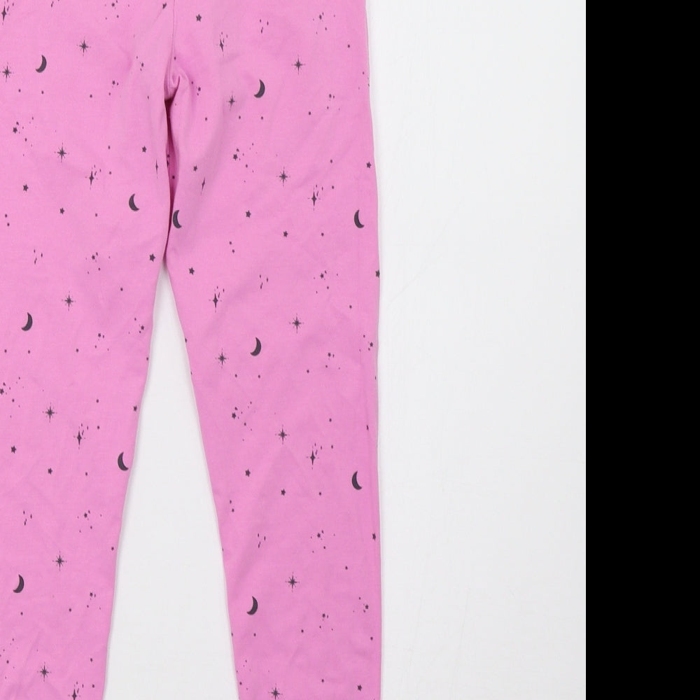 georhe Girls Pink Polka Dot   Pyjama Pants Size 9-10 Years