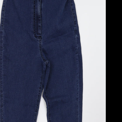 COLLUSION Womens Blue  Denim Skinny Jeans Size 8 L26 in