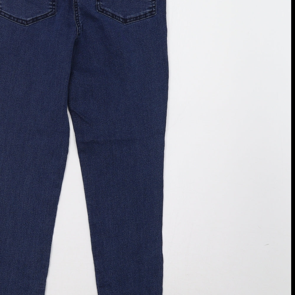 COLLUSION Womens Blue  Denim Skinny Jeans Size 8 L26 in