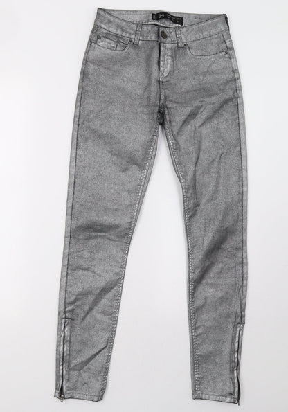 Zara Womens Grey   Skinny Jeans Size 34 L30 in