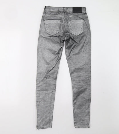 Zara Womens Grey   Skinny Jeans Size 34 L30 in