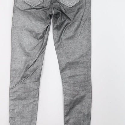 Zara Womens Grey   Skinny Jeans Size 34 L30 in