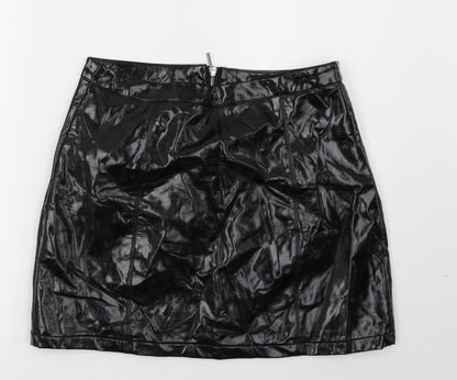newlook Womens Black   A-Line Skirt Size 12