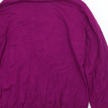 Womens UK Size XL Paramour Purple Pullover Jumper