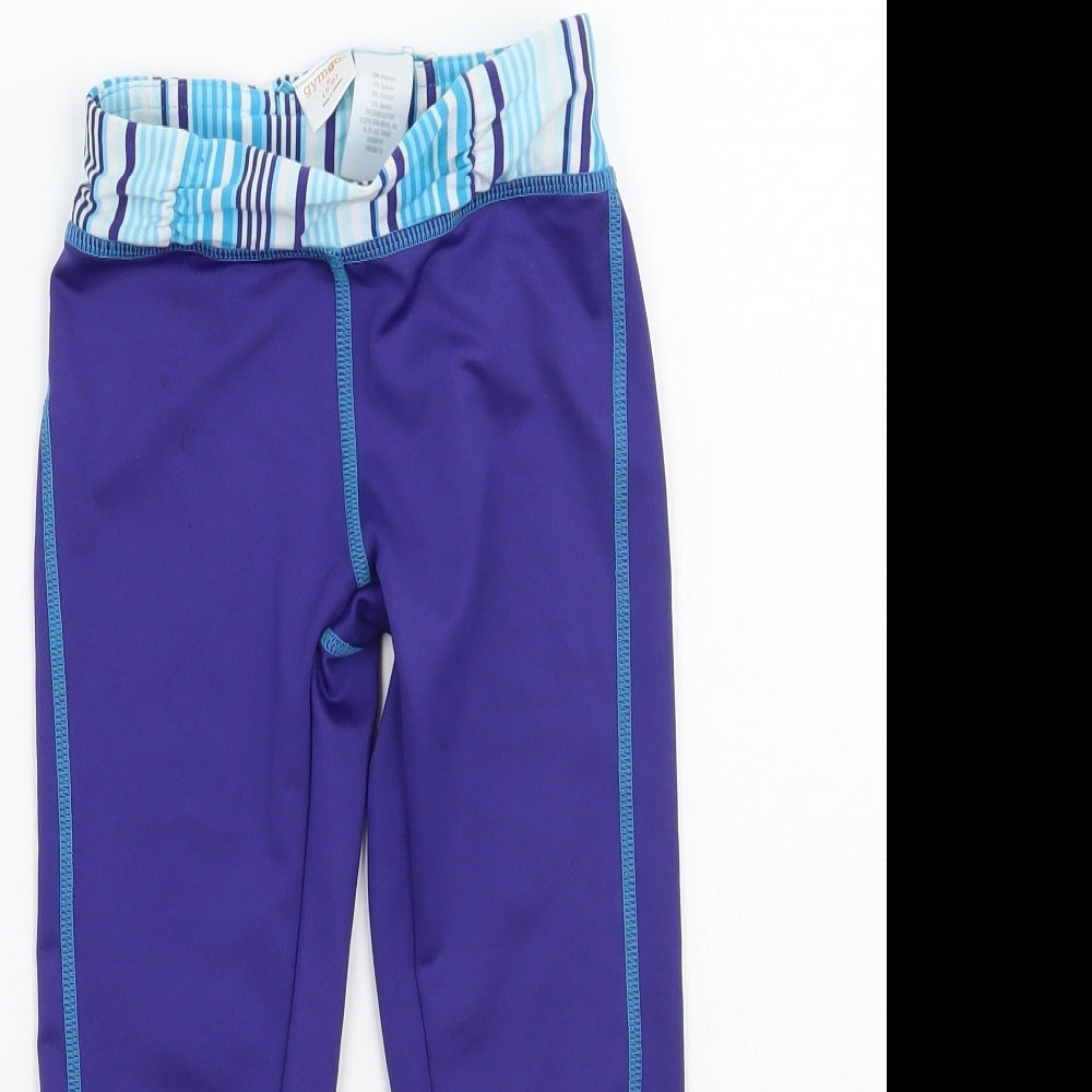 Gymgo Girls Blue   Sweatpants Trousers Size 5-6 Years