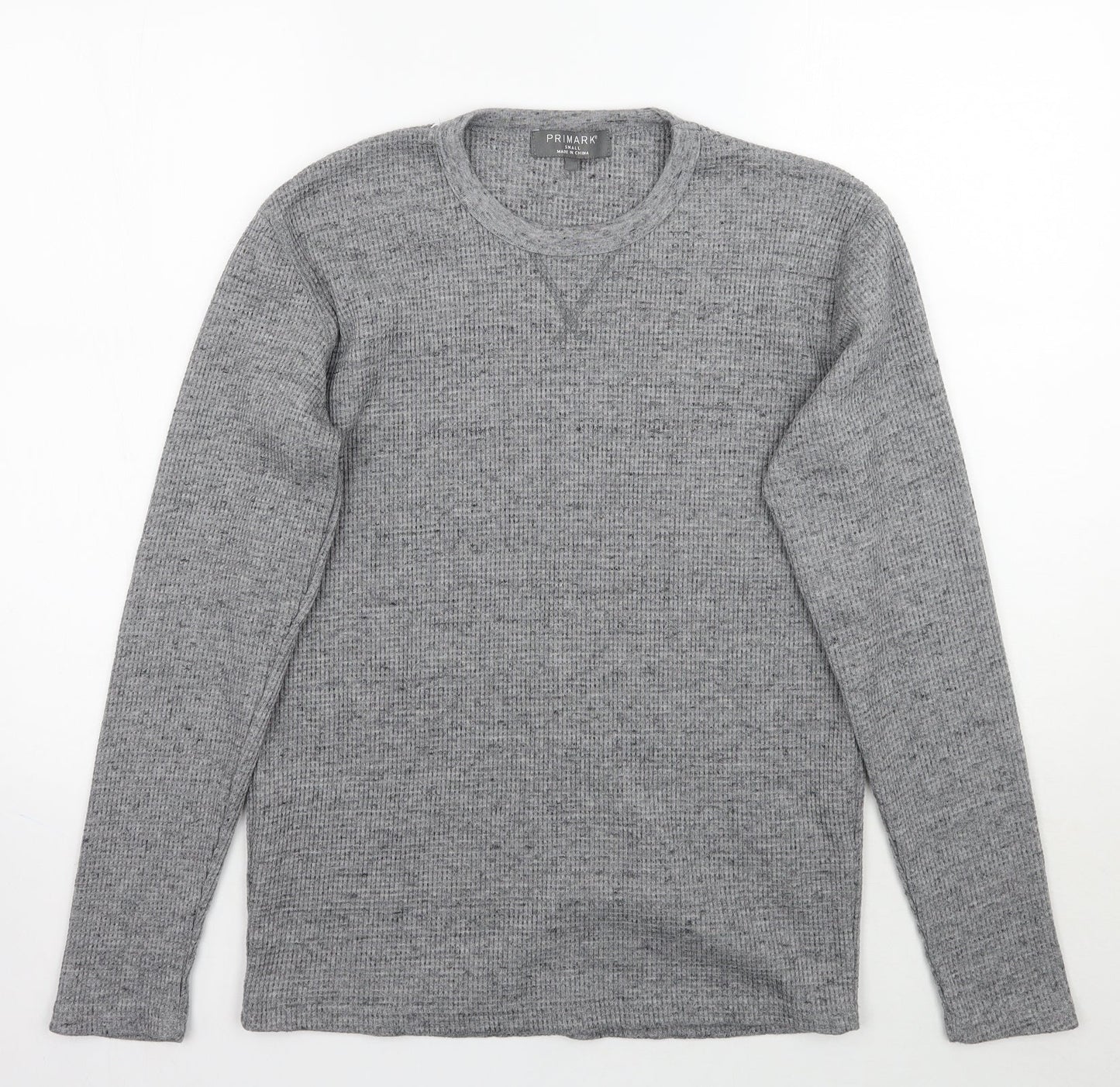 Primark Mens Grey   Pullover Jumper Size S