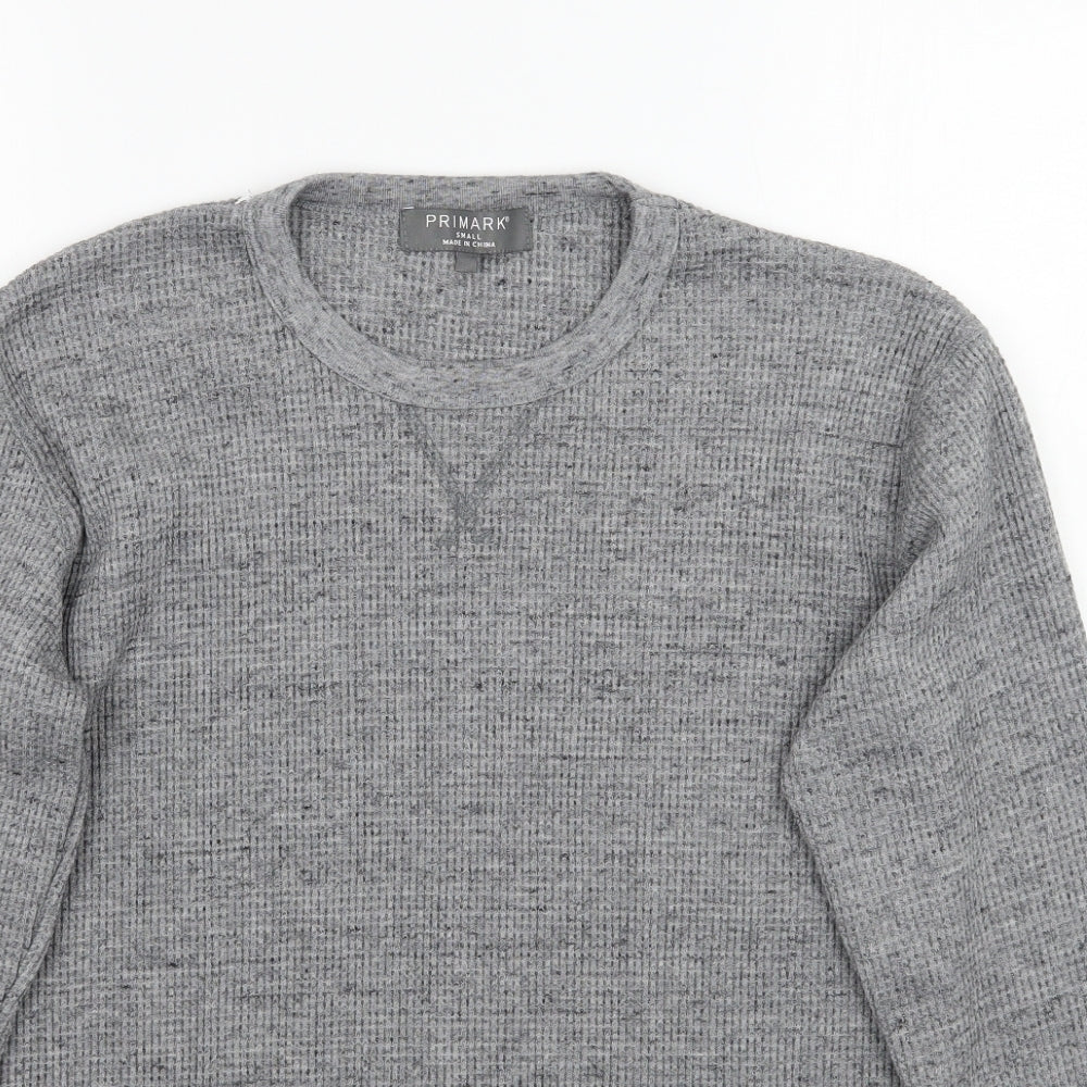 Primark Mens Grey   Pullover Jumper Size S