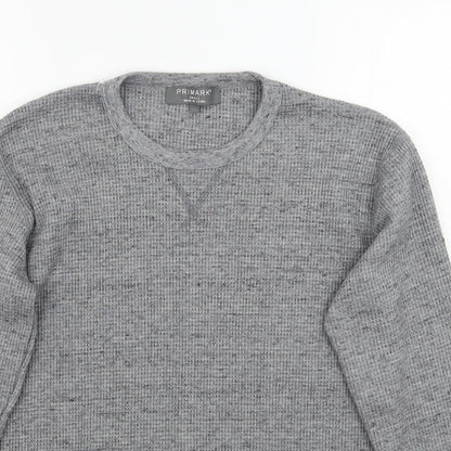 Primark Mens Grey   Pullover Jumper Size S