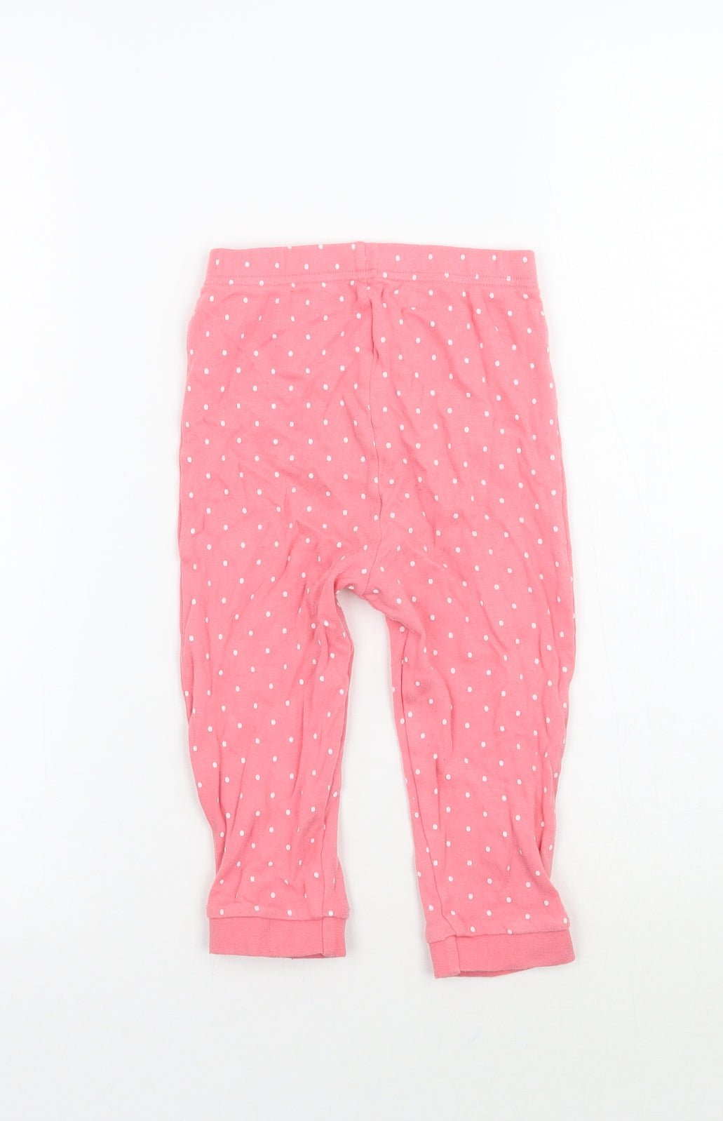 George Boys Pink Polka Dot  Sweatpants Trousers Size 2 Years