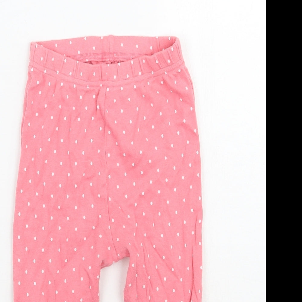 George Boys Pink Polka Dot  Sweatpants Trousers Size 2 Years