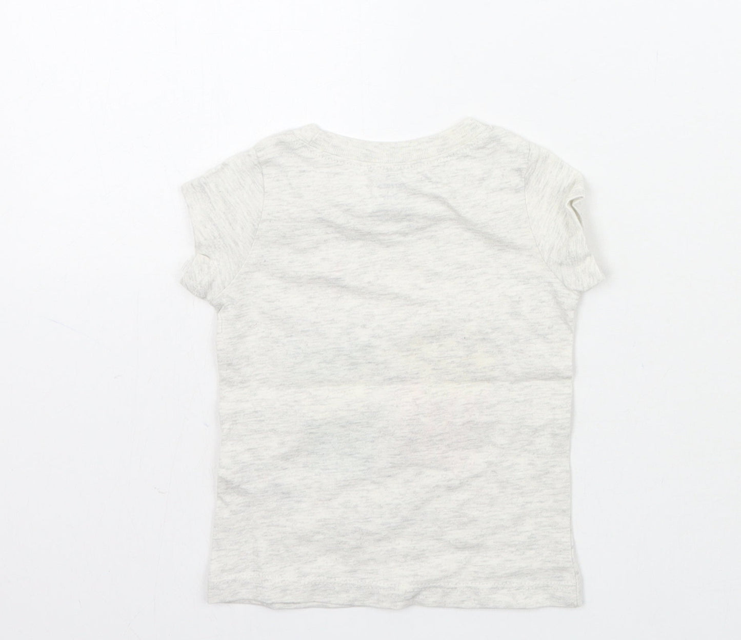 Carters Girls Grey   Basic T-Shirt Size 9-12 Months