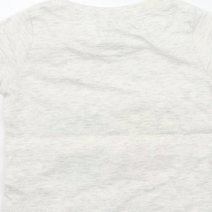 Carters Girls Grey   Basic T-Shirt Size 9-12 Months