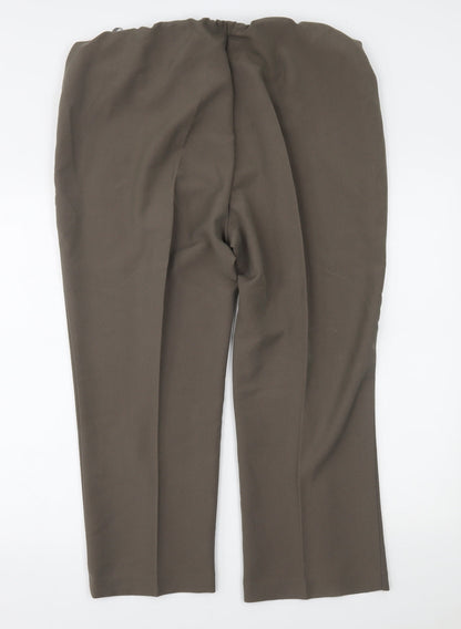 Womens UK Size 20 julipa Regular Fit  Green Trousers