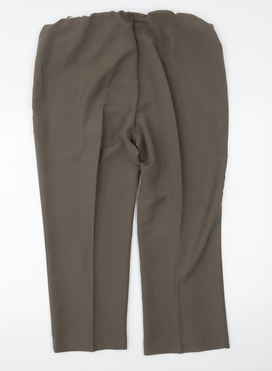 Womens UK Size 20 julipa Regular Fit  Green Trousers