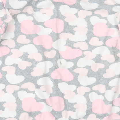 Avenue Womens Grey Animal Print  Basic Blouse Size 8